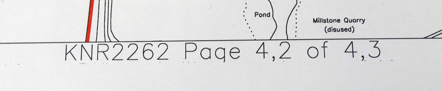 Page numbering for a large title plan